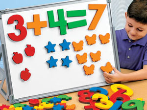 magnetic numbers plus symbols