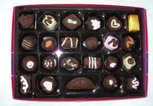 set of chocolate