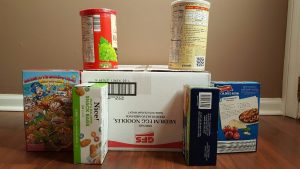a pic of food boxes