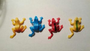 four frogs