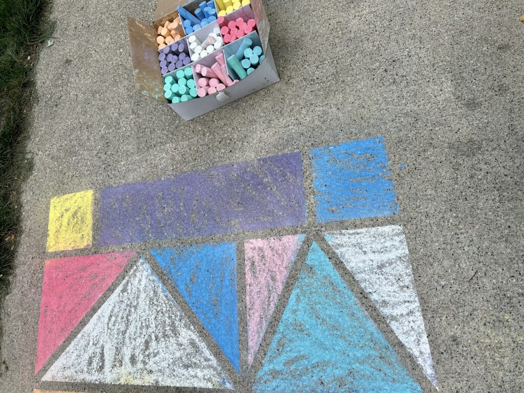 Geometry with Chalk Mosaics – Early Math Counts